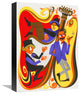 "Marx Brothers - Cartoon - Zany" Canvas Giclee, 12"x16"