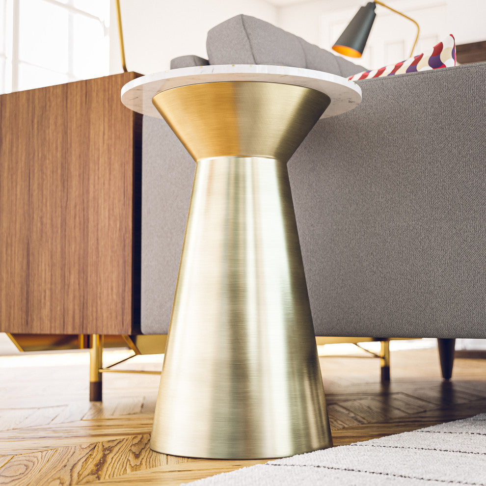 Kenroy 47043GLD Accent Table, Bellamy