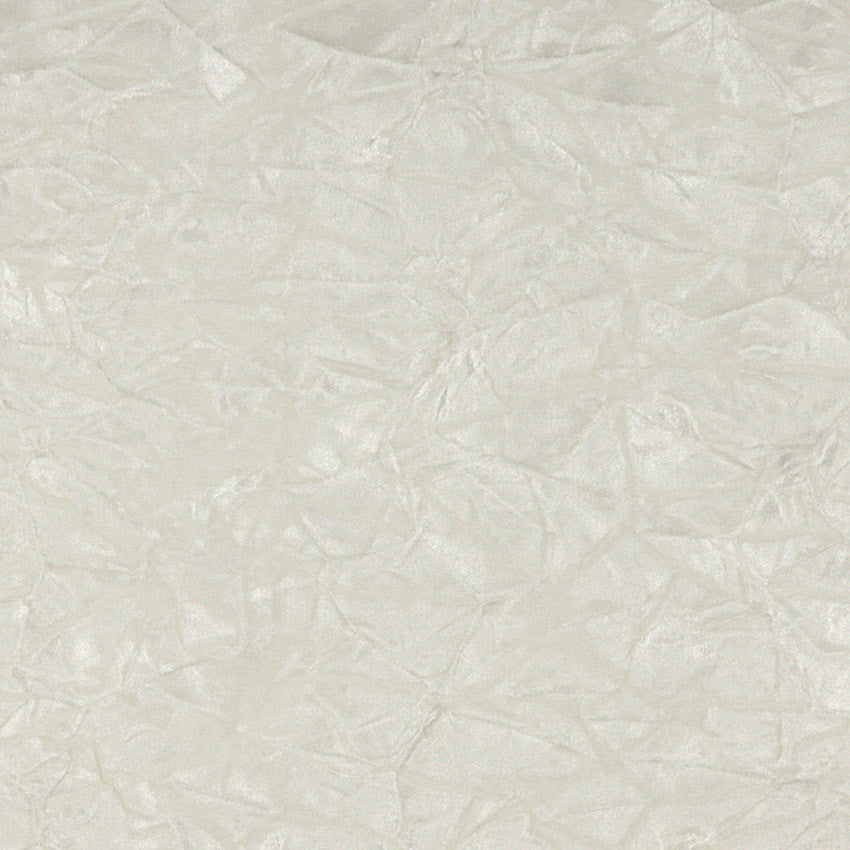 White Classic Crushed Velvet Upholstery Fabric By The Yard