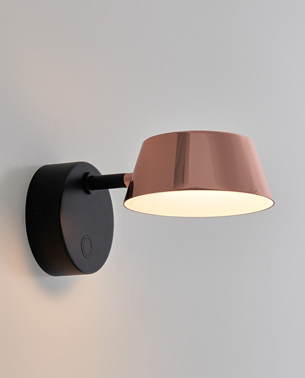 OLO Wall Lamp, Black/Copper