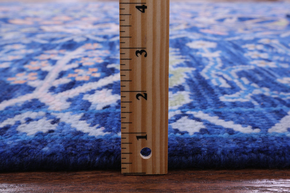 Handmade Signed Turkish Oushak Wool Rug 9' 3" X 11' 9" - Q13585