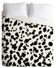 Amy Sia Animal Spot Black and White Duvet Cover, 88"x104"