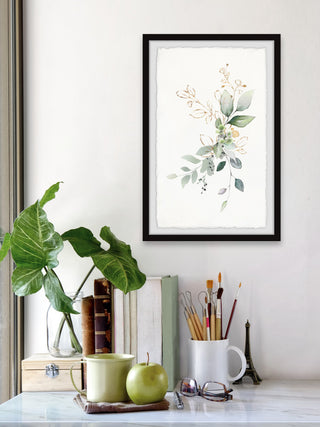 "Bloom With Grace" Framed Painting Print, 12x18