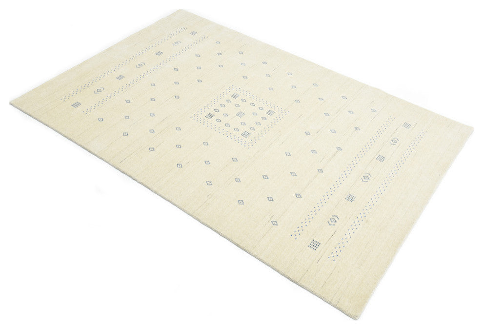 Simi, Handmade Area Rug 6' 0" x 9' 0", 5 X 8