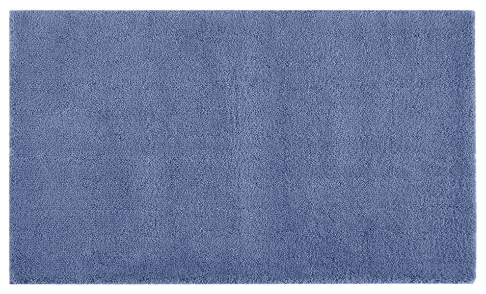Madison Park Signature Quick-Dry Bathroom Rugs, Blue, 24x40"