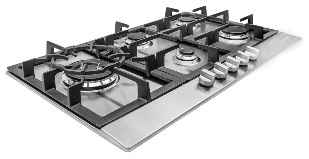 Cosmo Gas Cooktop, 30" Pro Style Stainless Steel Rangetop, 30"