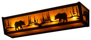24W Bear at Lake Vanity Light
