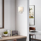 ADA Wall Sconces 1-Light Brushed Nickel Petite ADA Sconce