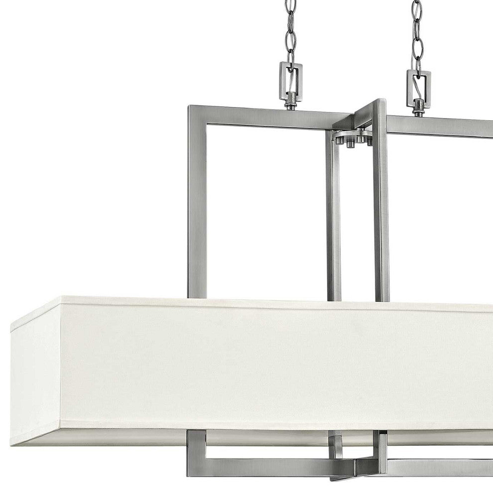 Hinkley Hampton Medium Four Light Linear, Antique Nickel