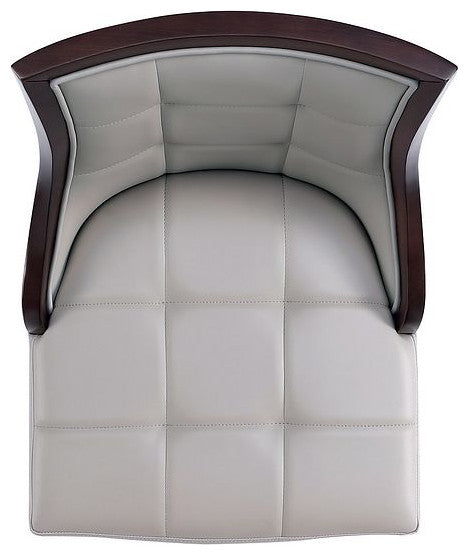 Manhattan Comfort Fifth Avenue Counter Stool, Light Grey, Single