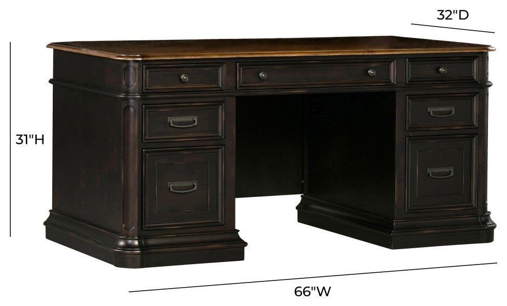Roanoke Black Credenza