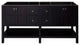 Winterfell 72" Double Bathroom Vanity Cabinet, Espresso