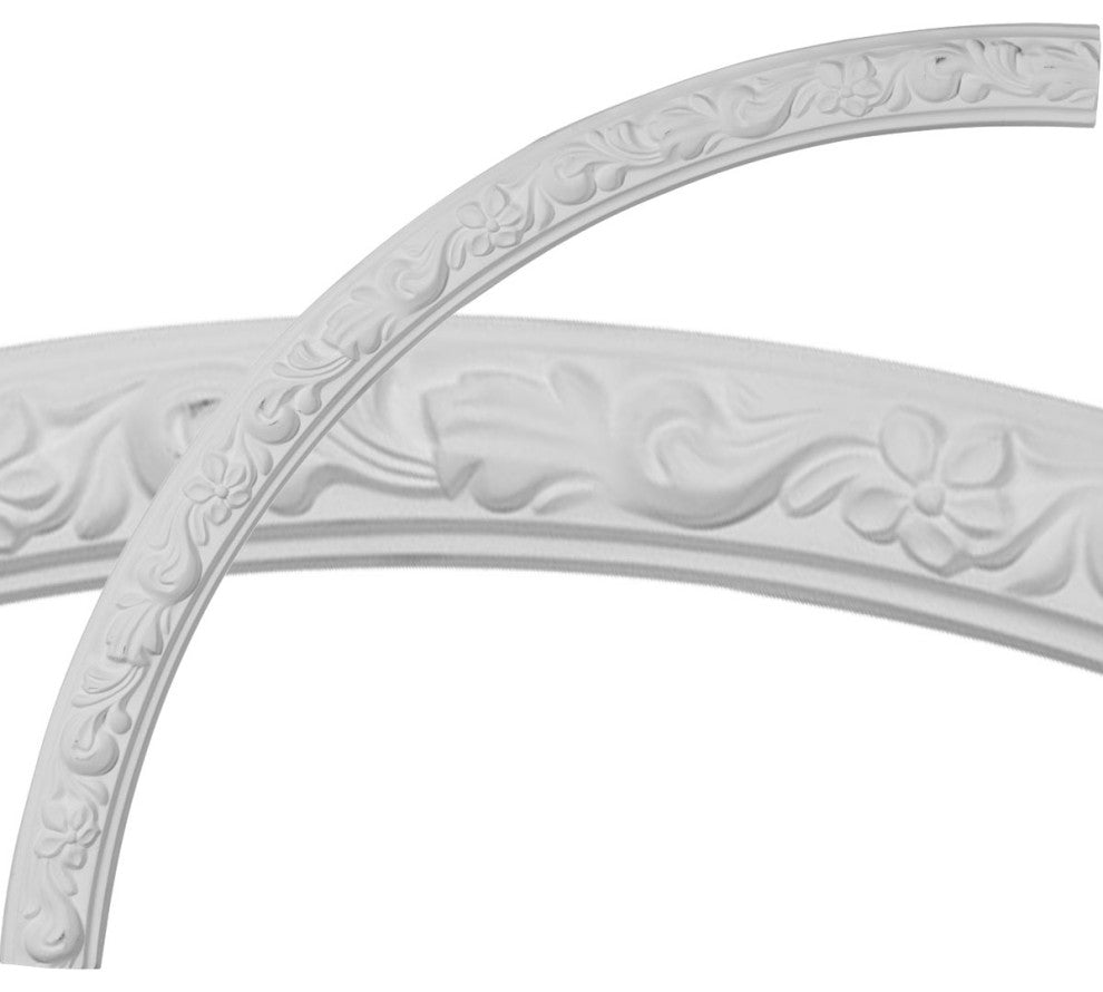 40"OD x 36"ID x 2"W x 7/8"P Sussex Floral Ceiling Ring (1/4 of complete circle)