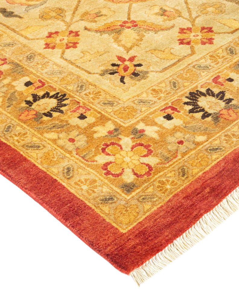 Mya, One-of-a-Kind Hand-Knotted Area Rug Orange, 12'3"x15'5"