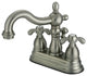 Kingston Brass 4" Centerset Bathroom Faucet, Brushed Nickel