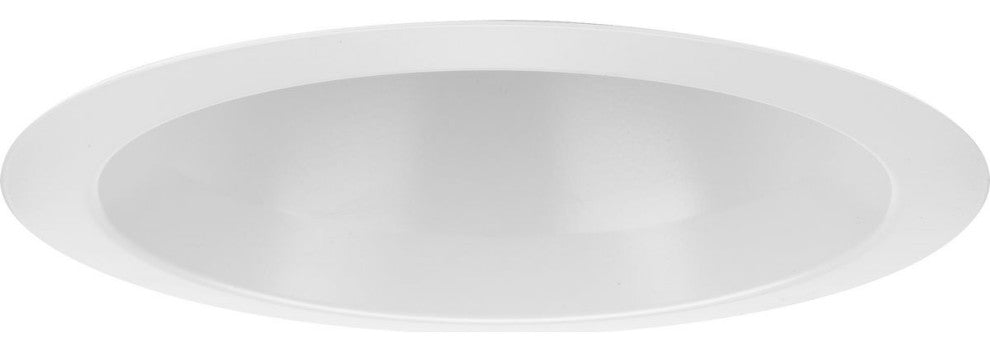 6" Satin White Recessed Open Shower Trim for 6" Housing, P806N series