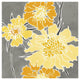 "Cloisonne Beauty I Gray Crop" Digital Paper Print by Shirley Novak, 20"x20"