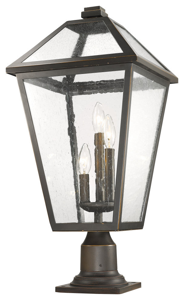Zlite 579PHXLR-533PM-ORB 3-Light Outdoor Pier Mounted Fixture, Seedy