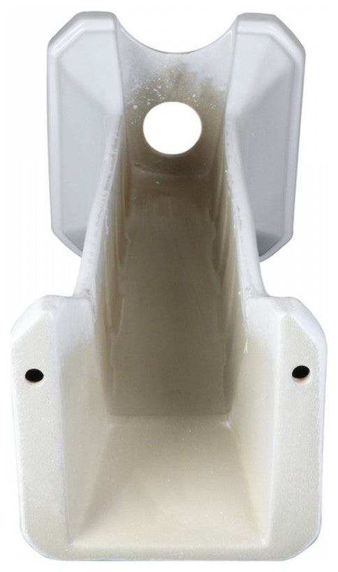 Large White Victorian Vitreous Bathroom Pedestal Sink 8 Inc Widespread Set of 2