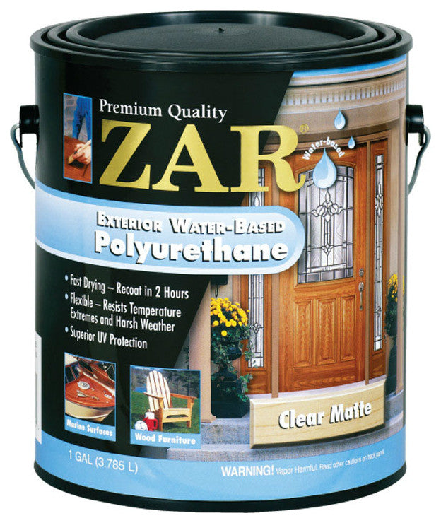 ZAR 34913 Exterior Water-Based Polyurethane, 1 Gallon