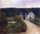 Henri Lebasque Country Road Bridge and Carriage Wall Decal