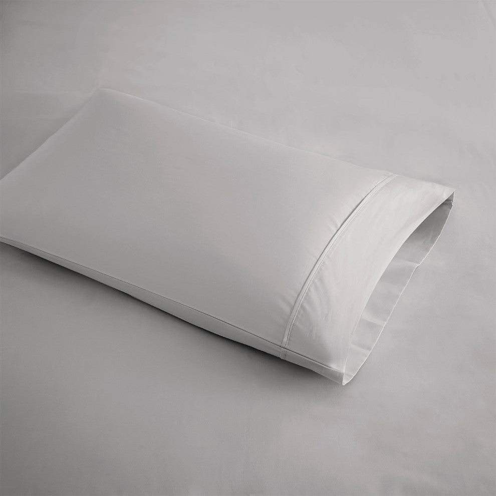 Beautyrest 600 Thread Count Cooling 4-Piece Sheet Set, Light Grey, King