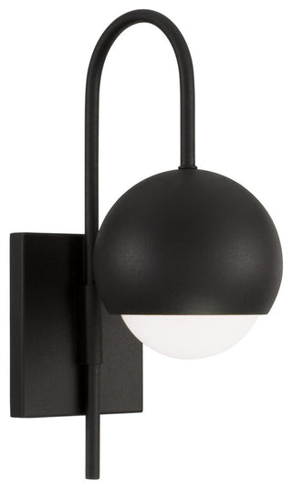 Capital Lighting 651611 Dolby 16" Tall Wall Sconce - Black Iron