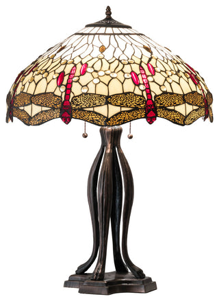 30 High Tiffany Hanginghead Dragonfly Table Lamp