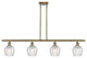 Innovations 516-4I-AB-G462-6 4 Light 48" Island Light, Antique Brass