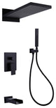 Multi-Function Pressure Balanced Rain Shower System with Hand Shower
