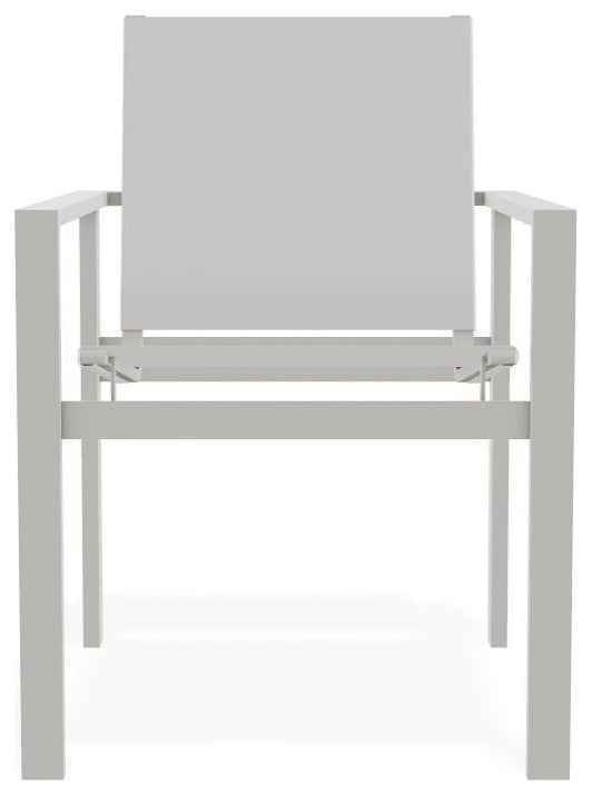 Tribeca Sling Outdoor Stackable Armchair, White/Snow