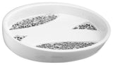 Designer Home Premium Premium Bath Accessories Durable Heavy (White Soap Dish)