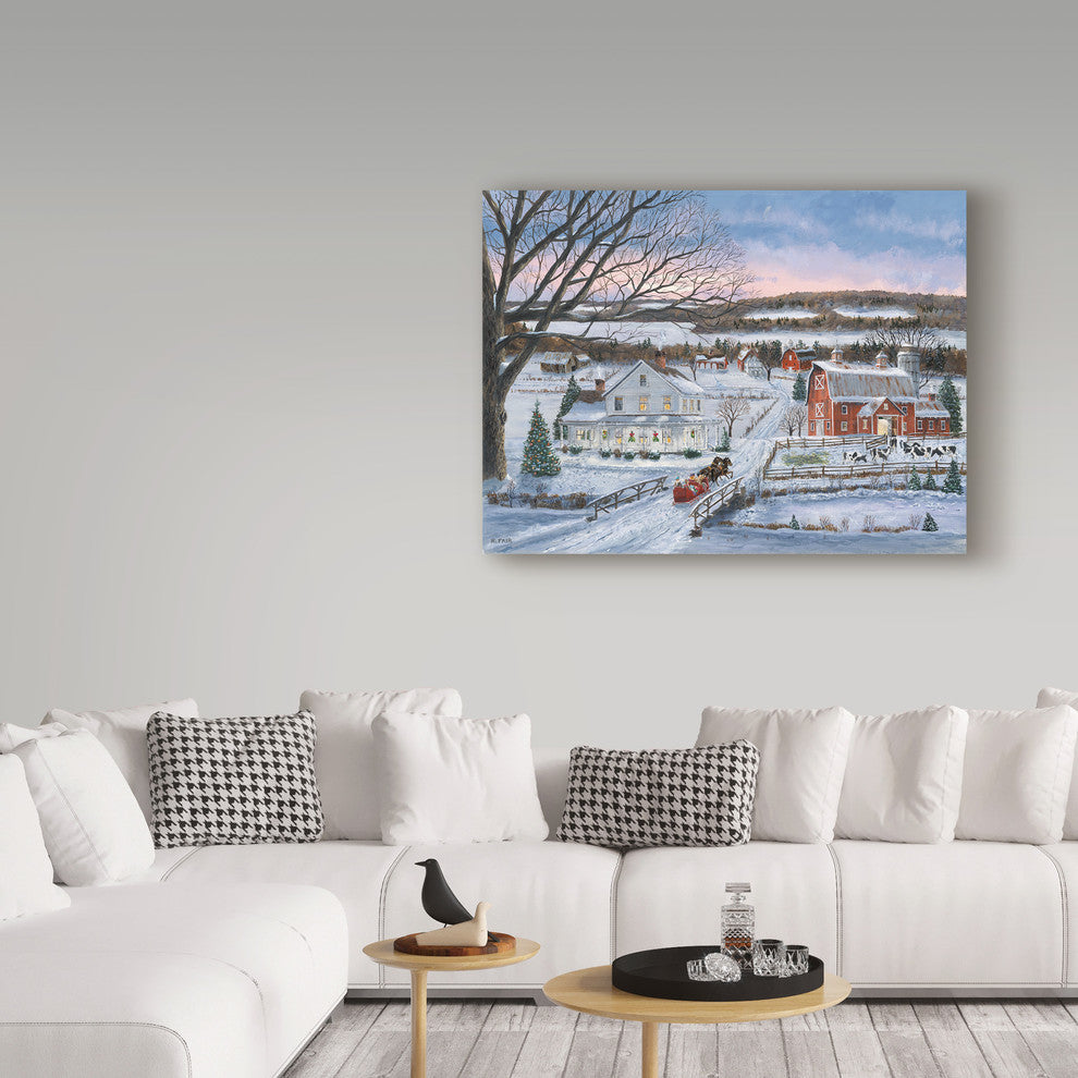 Bob Fair ''Christmas Sleigh Ride'' Canvas Art, 24x32