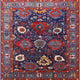 Ahgly Company Indoor Square Mid-Century Modern Area Rugs, 5' Square