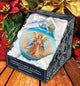 Angel Ball Glass Ornament Nativity Holiday Decor