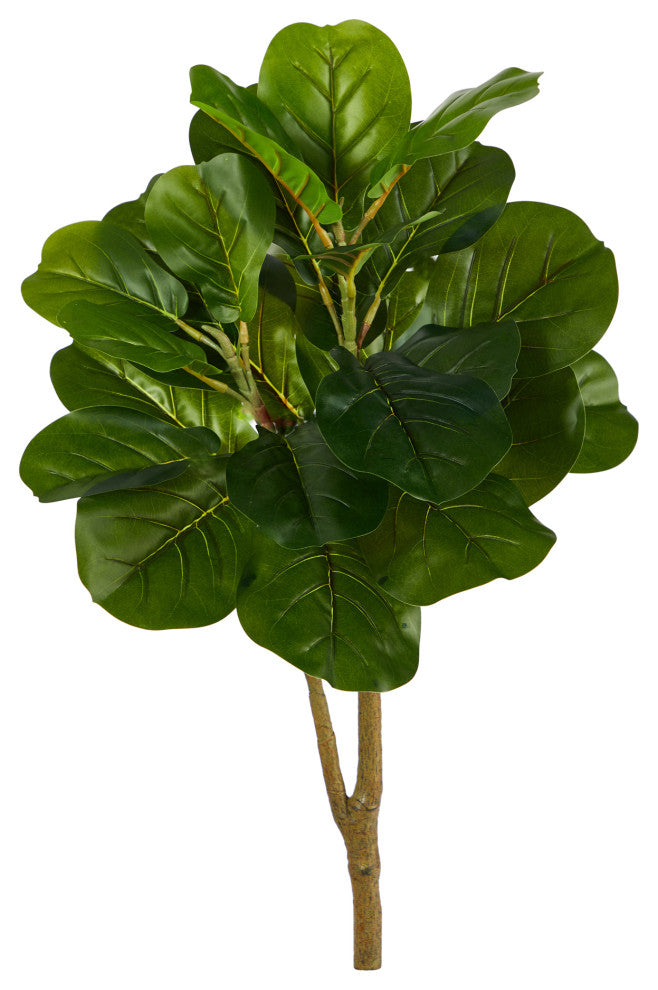 2.5' Fiddle Leaf Fig Artificial Tree, No Pot