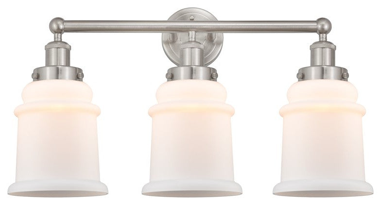Innovations 616-3W-SN-G181 Canton 3 Light Bath Vanity Light Brushed Satin Nickel