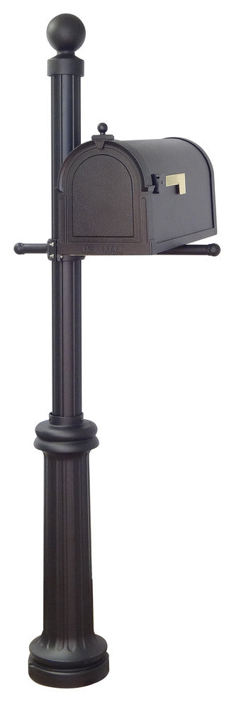Berkshire Curbside Mailbox and Fresno Mailbox Post