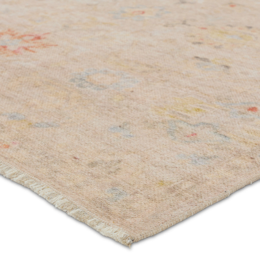 Jaipur Living Aaina Floral Cream/Blue Area Rug 7'10"X9'10"
