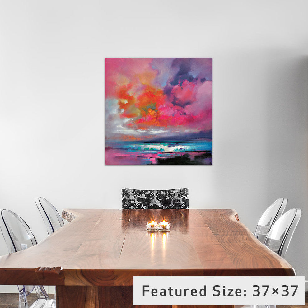 "Cataclysm Gallery" by Scott Naismith, 37x37x1.5"