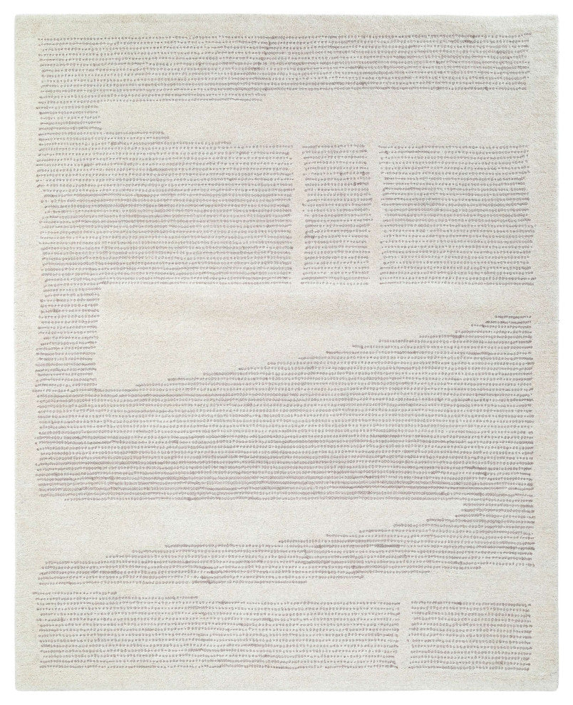 Obeetee Jaipur Modern Hand Tufted Rug, Ivory, 8'x10'