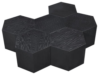 Eternal Modular Coffee Table, Black, 6 Piece