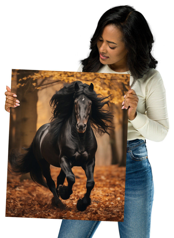 A Brush with Freedom Rustic Photorealism Digital Artwork Loose Art Print, 16" X 20"