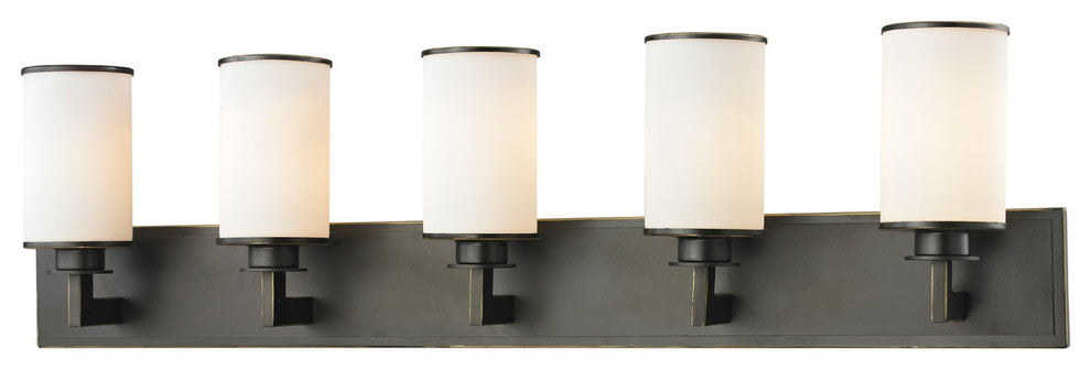 5 Light Vanity Olde Bronze