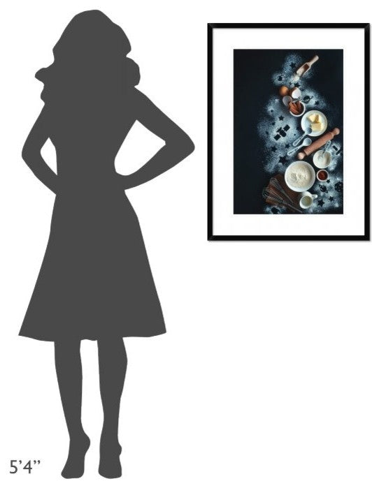 "Baking For Stargazers" Framed Digital Print by Dina Belenko, 24x32"