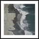 "Running Waves" Framed Digital Print by Lex Molenaar, 38"x38"