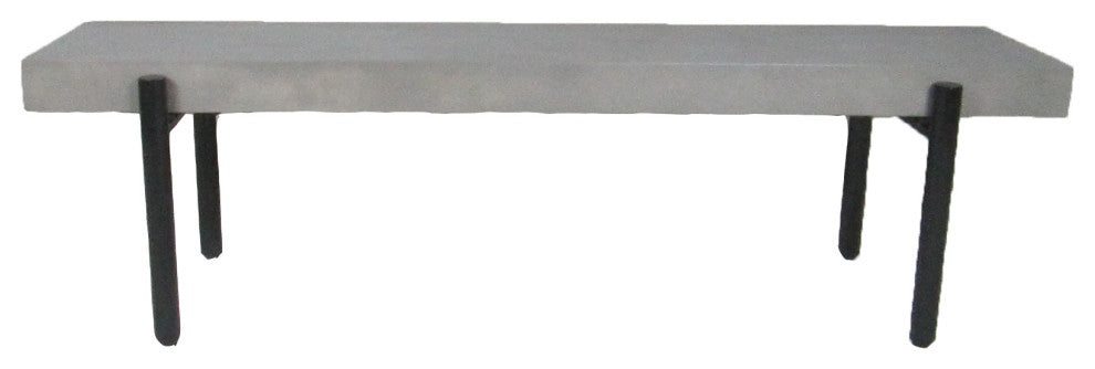 Modrest Timlin Modern Concrete and Metal Bench