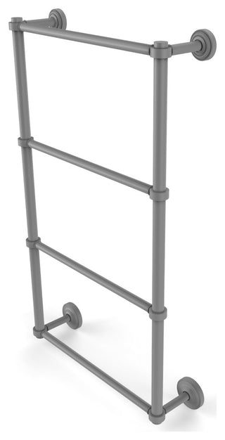 Dottingham 4 Tier 30" Ladder Towel Bar, Matte Gray