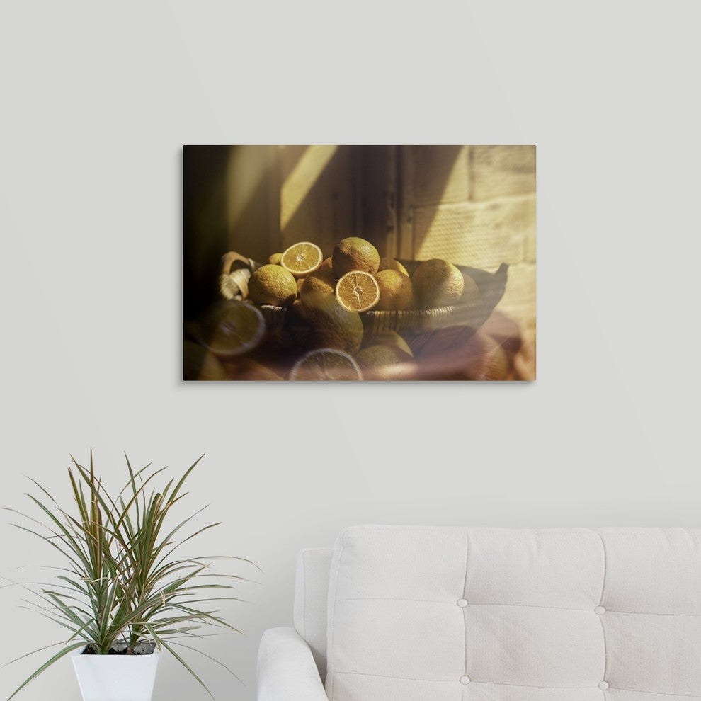 "Moroccan Harvest" Wrapped Canvas Art Print, 24"x16"x1.5"