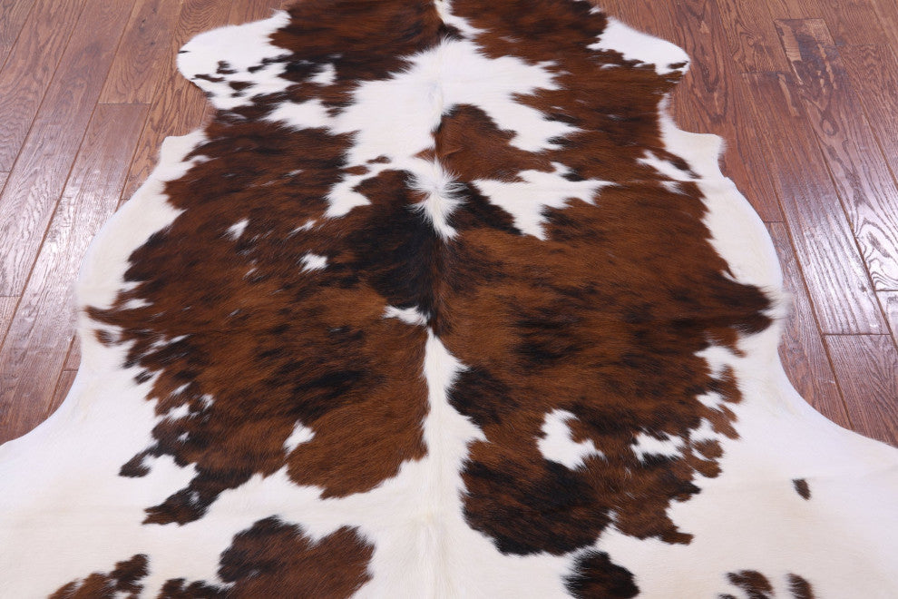 Natural Cowhide Rug 6' 2" X 5' 7" C1915